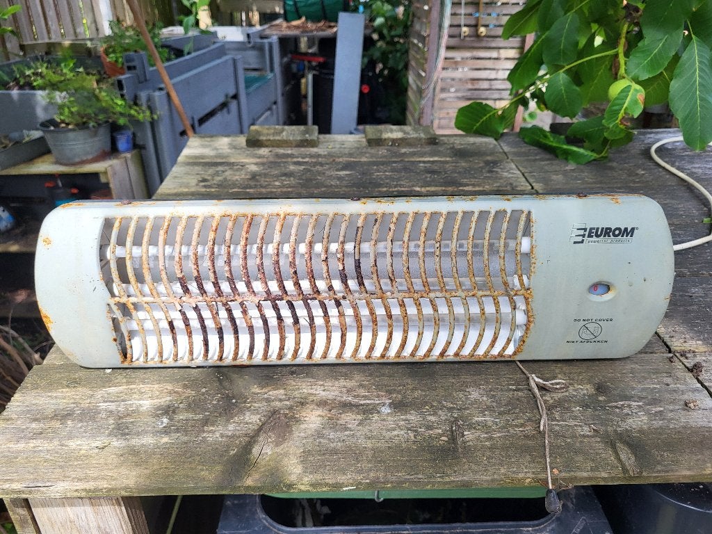 Terrasverwarming, Ophalen, Gebruikt, Elektrisch, Wand