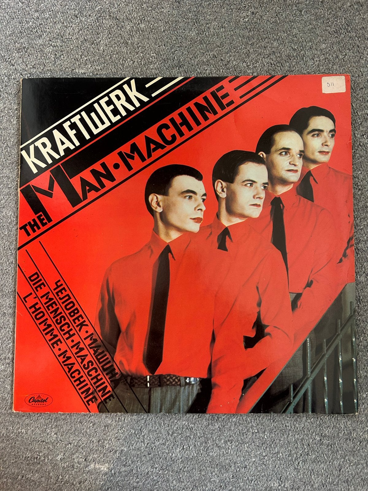 Kraftwerk - The Man-Machine LP (Pop, Elektronisch), LP, Gebruikt, Pop, Ophalen of Verzenden