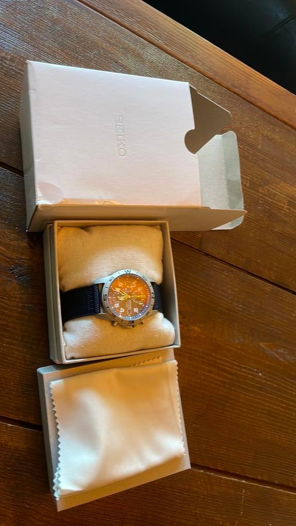 Seiko heren horloge, Sieraden, Tassen en Uiterlijk, Horloges | Heren, Ophalen of Verzenden, Zo goed als nieuw, Staal, Seiko
