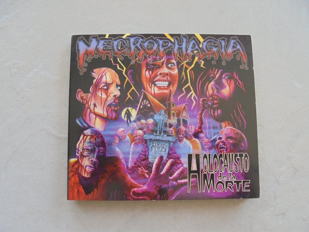 NECROPHAGIA - holocaust de la morte CD 1st press 1998, Ophalen of Verzenden, Zo goed als nieuw, Album