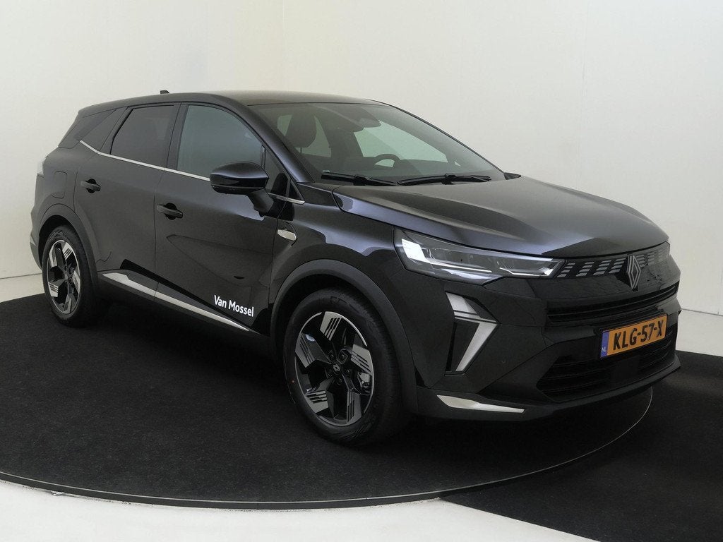 Renault Symbioz 1.8 E-Tech full hybrid 160 PK techno, Auto's, Renault, 730 kg, 4 cilinders, Leder en Stof, Zwart