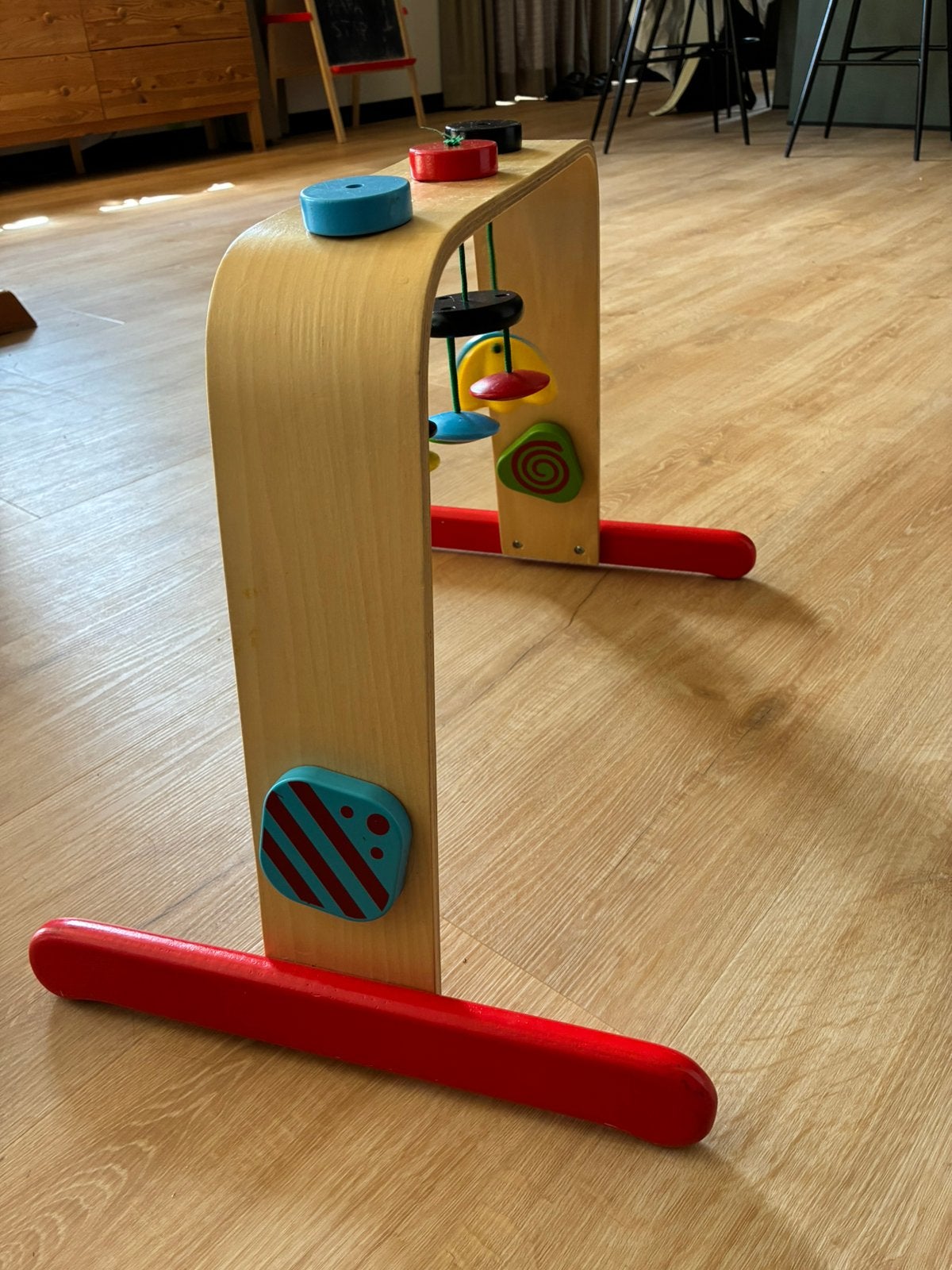Houten IKEA Babygym, Sport en Fitness, Turnen, Ophalen, Zo goed als nieuw, Materiaal
