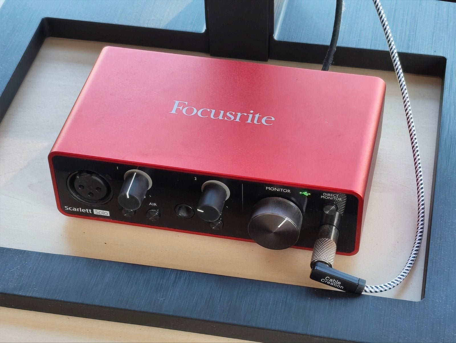 Focusrite Scarlett Solo 3rd Gen Audio Interface, Ophalen of Verzenden, Zo goed als nieuw