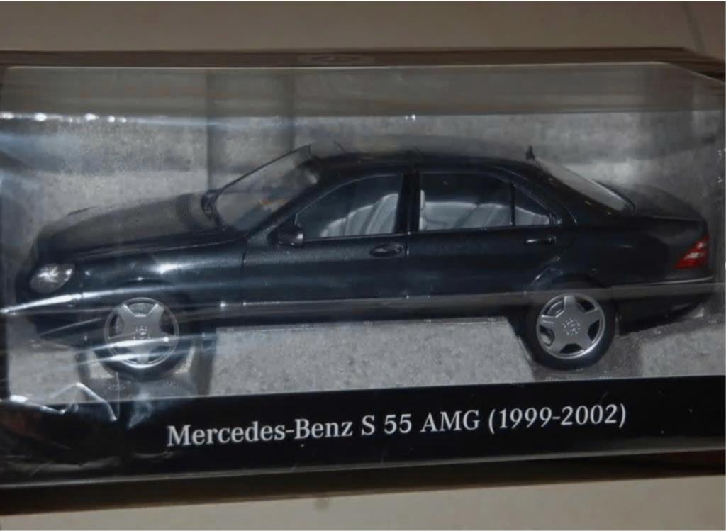 1:18 MERCEDES S55 AMG tectite grey Norev dealer edition WRH, Verzenden, Zo goed als nieuw, Auto, Norev