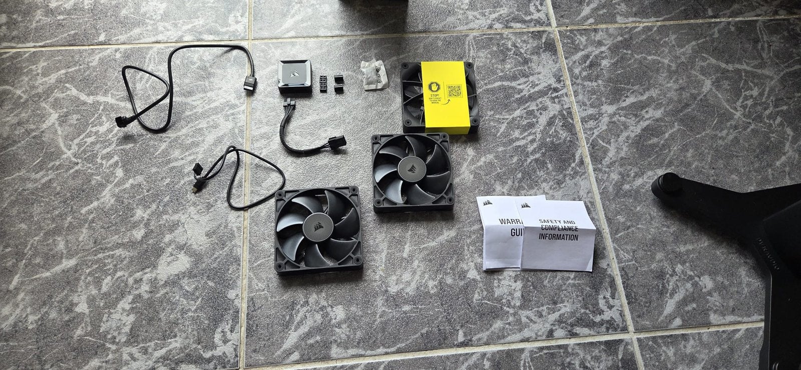 Corsair PC inlaat 3x | Case | Fan, Ophalen of Verzenden, 1980 tot heden, Zo goed als nieuw, Overige onderwerpen