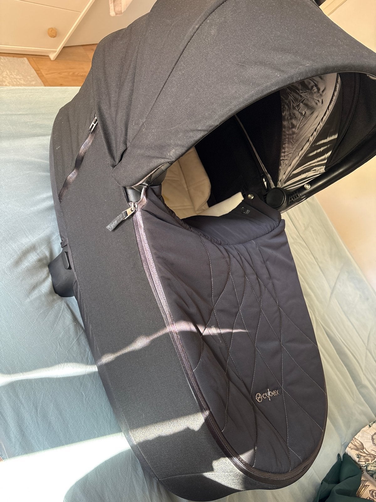 Cybex Priam Lux Carry Cot - Zo goed als nieuw, Ophalen of Verzenden, Zo goed als nieuw, Met reiswieg, Kinderwagen