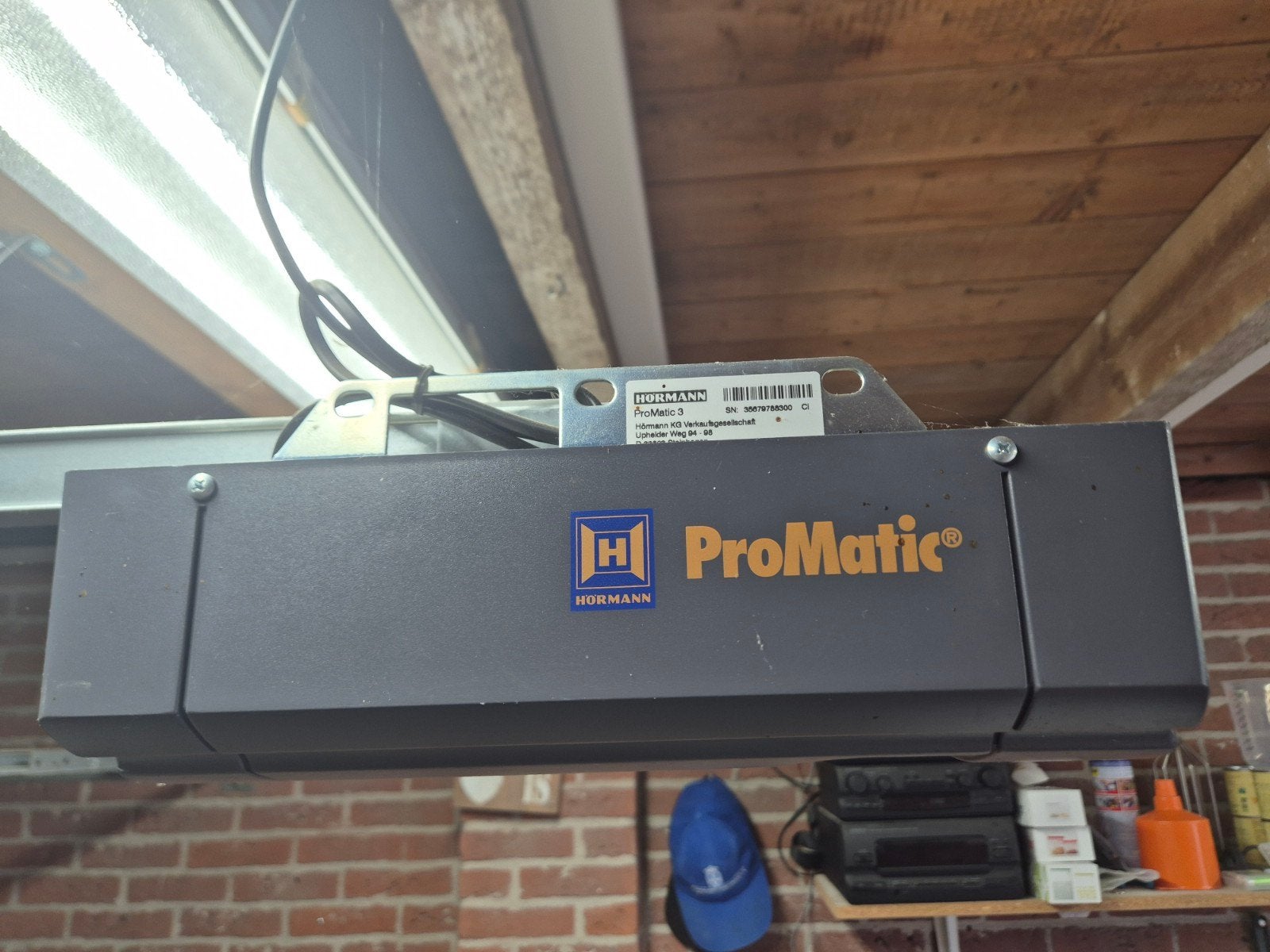 Promatic elektrische garage deur opener, Ophalen, Gebruikt, Garagedeur