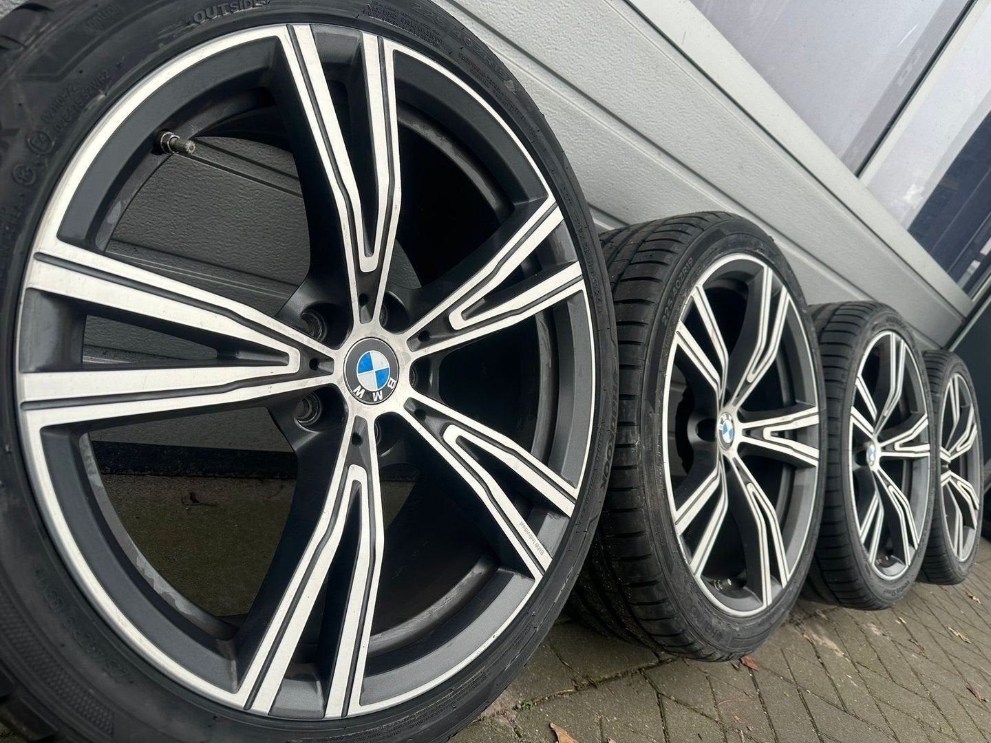 19 inch BMW 3 4 serie G20 G21 G22 G23 i4 velgen zomerbanden, Auto-onderdelen, Banden en Velgen, 19 inch, Gebruikt, 255 mm, -