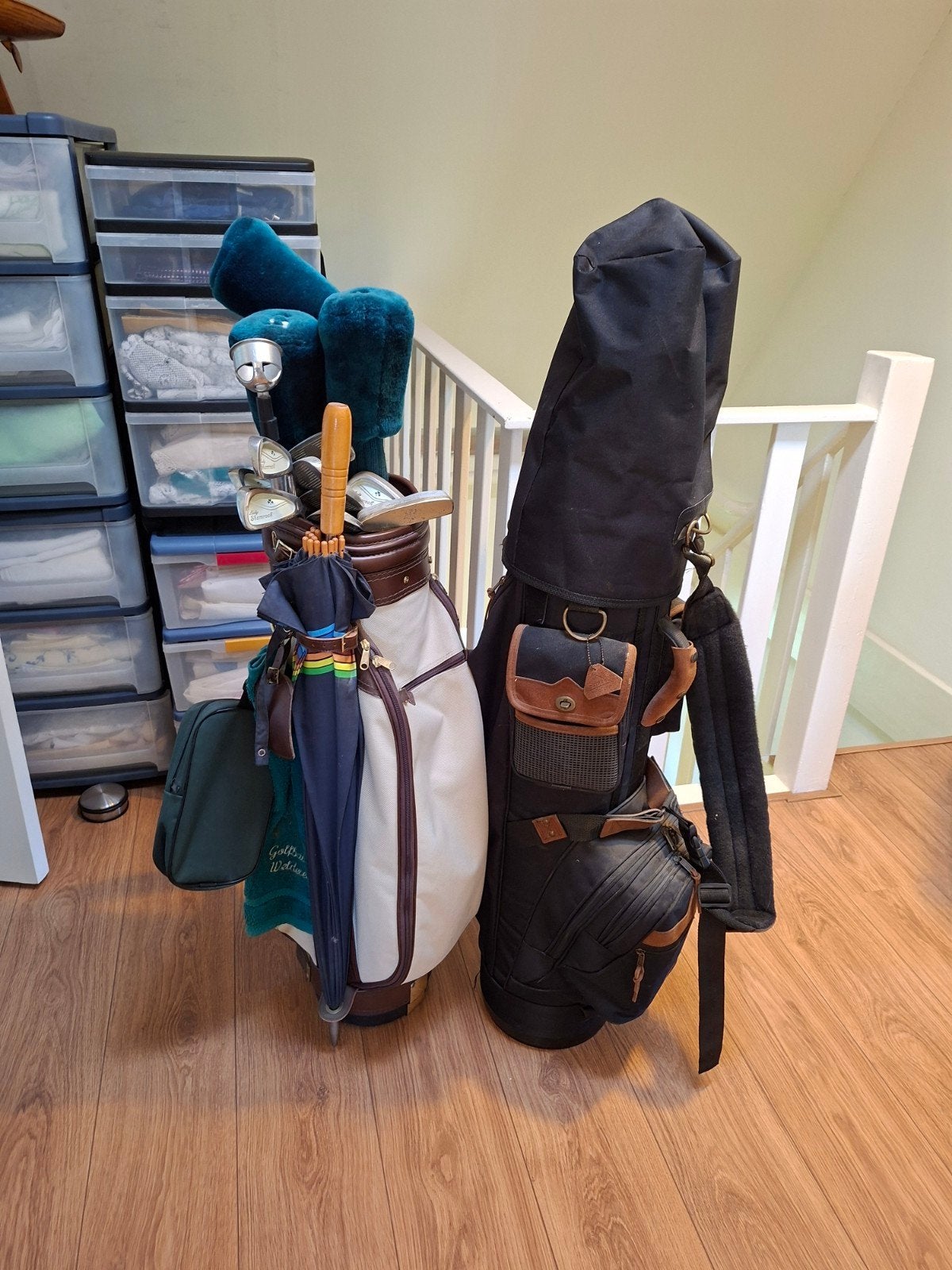 2 Complete golfsets met tas - Shamrock clubs