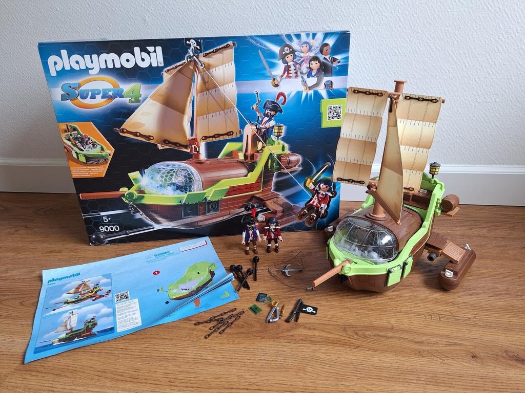 playmobil super 4 galjoen kameleon met Ruby 9000, Ophalen of Verzenden, Gebruikt