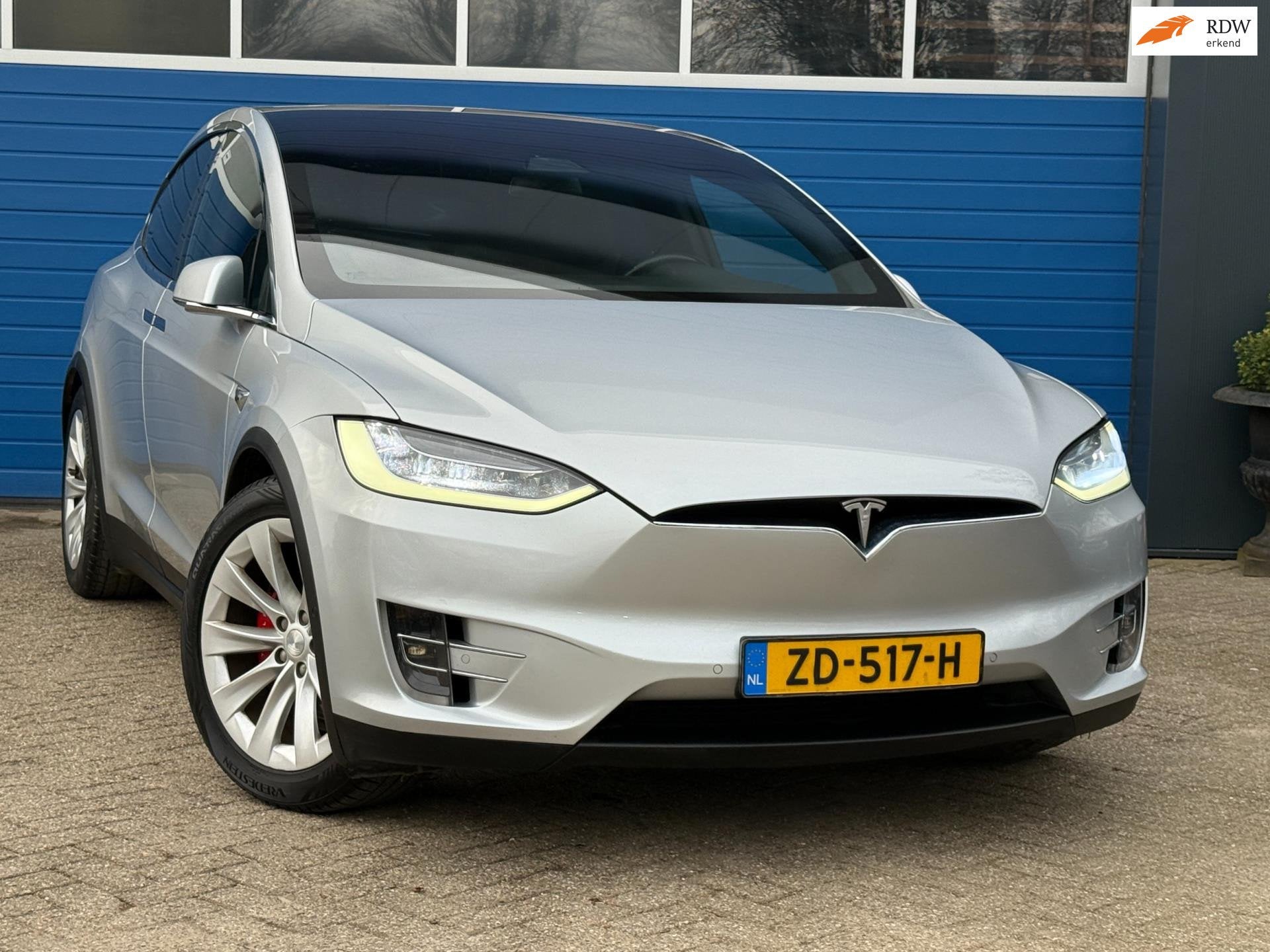 Tesla Model X 100D Performance 6p.|Ludicrous, Auto's, Automaat, Gebruikt, Leder, Vierwielaandrijving