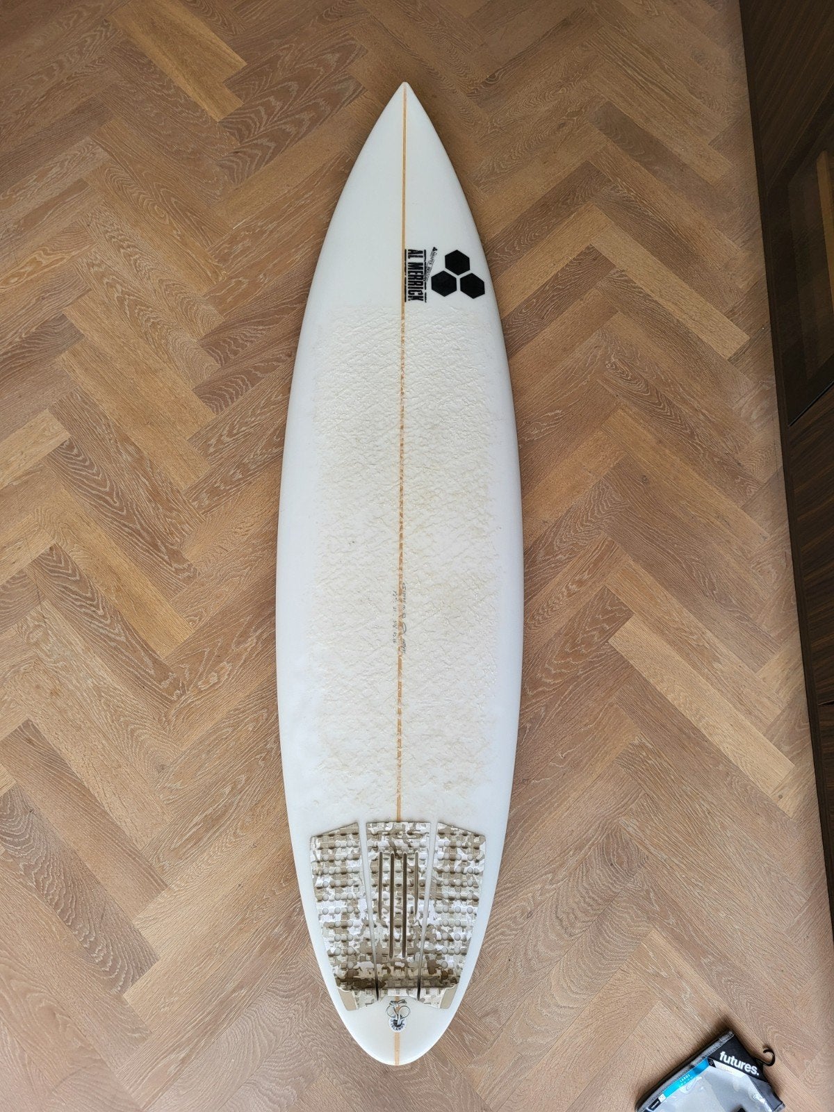 Al Merrick Happy Traveler 7'2 Shortboard, Watersport en Boten, Golfsurfen, Ophalen, Gebruikt, Shortboard, Met koord