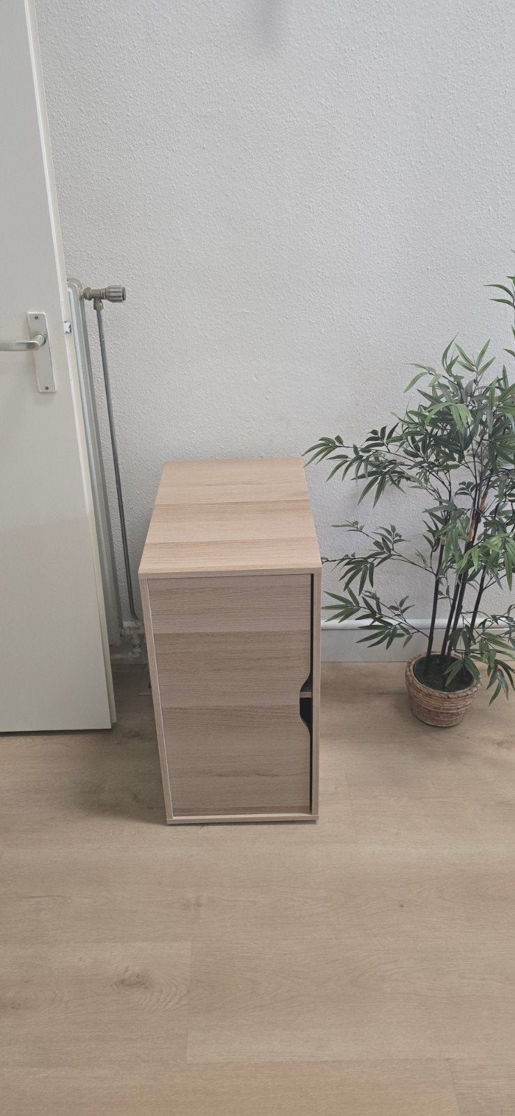Houten bureaukastje met opbergruimte, Ophalen, Zo goed als nieuw
