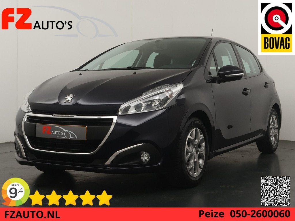 Peugeot 208 1.2 PureTech Blue Lease Active - Navigatie - Cru, Auto's, Peugeot, Bedrijf, Te koop, ABS, Airbags, Airconditioning