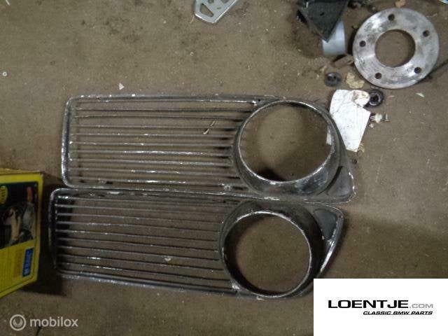 chromen grill delen en nieren BMW 02 1602 1802 2002, Auto-onderdelen, Carrosserie en Plaatwerk, Gebruikt, Ophalen of Verzenden