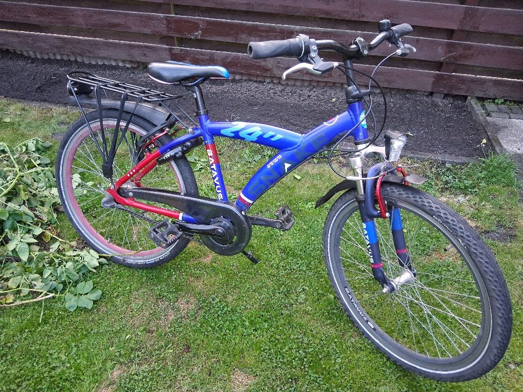 Batavus Snak jongensfiets 24 inch, Ophalen, Velgrem, Batavus, Handrem