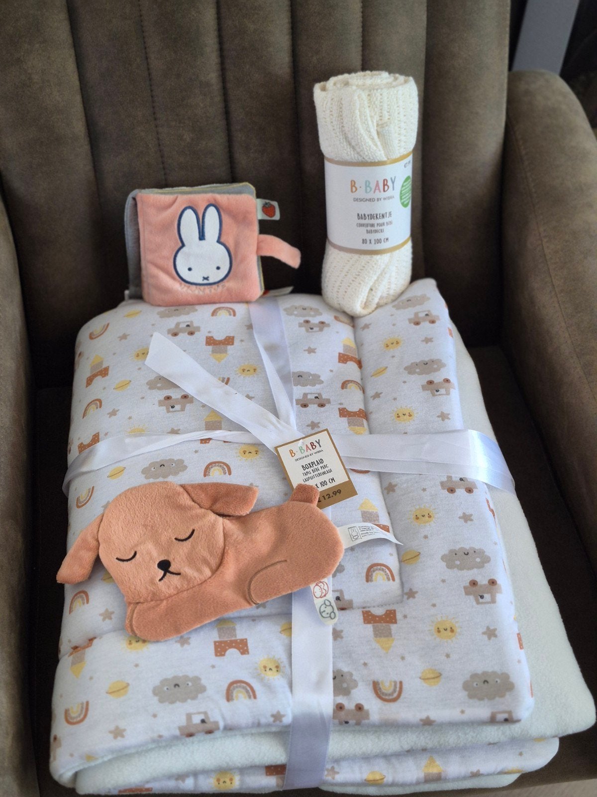 B.Baby Boxplaid, Babydeken & Nijntje Boekje - Nieuw, Ophalen