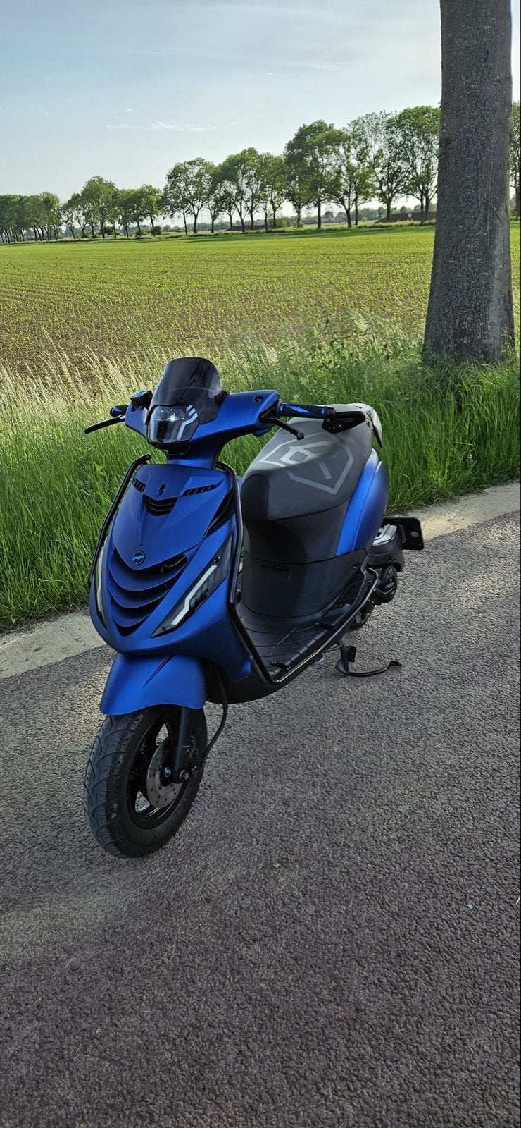 Piaggio Zip 2009 - bmw mat blauw, Ophalen, Gebruikt, Maximaal 45 km/u, Zip