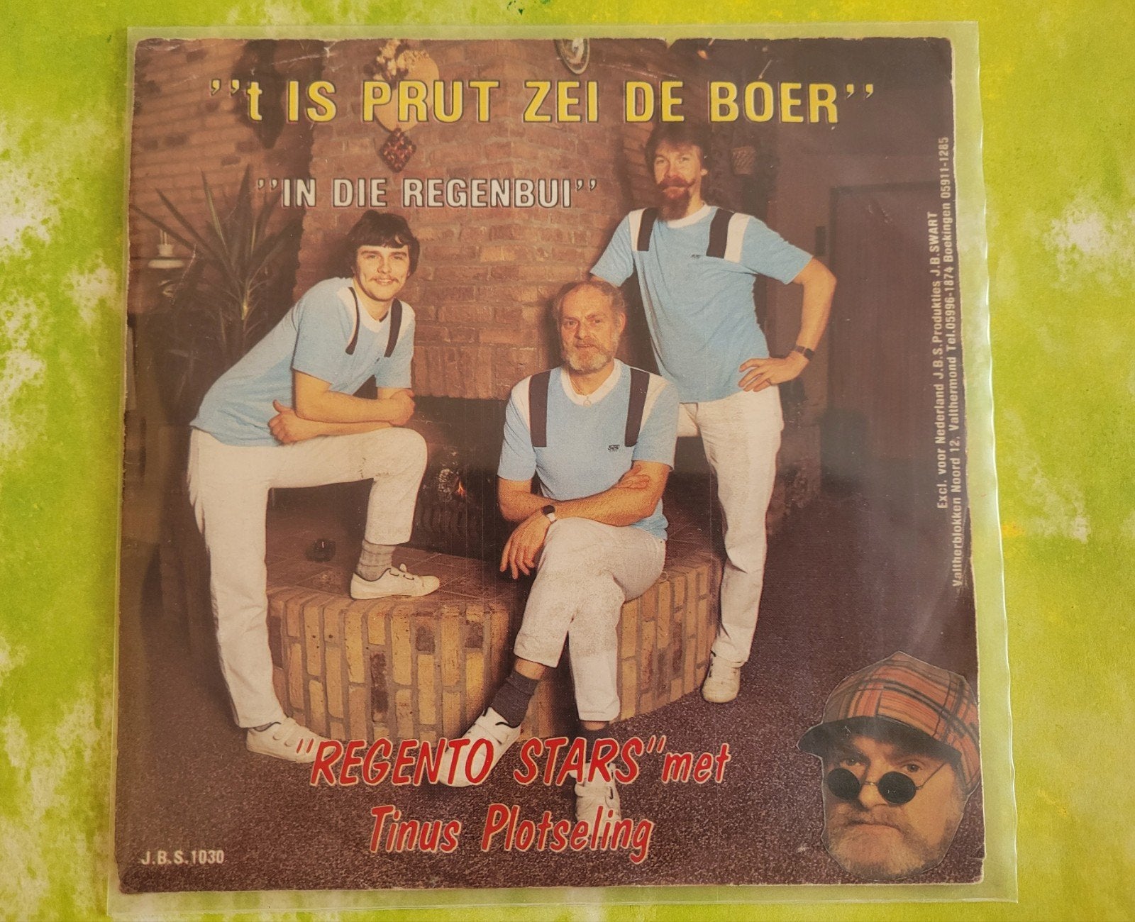Tinus en de Regento Stars - Het is prut zei de boer, Ophalen, Zo goed als nieuw, Overige formaten, Levenslied of Smartlap