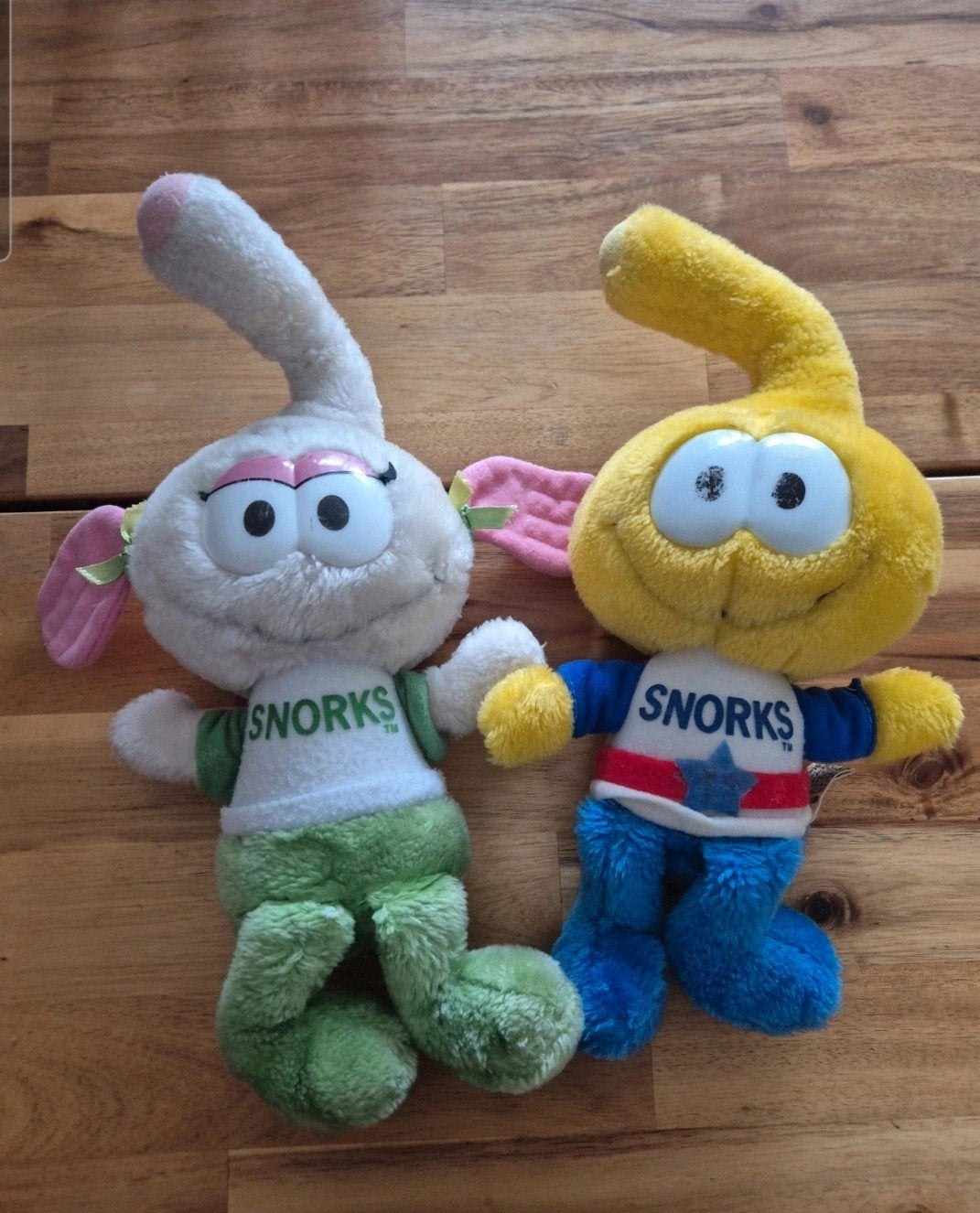 Snorkels Snorks Allstar en Dimmy jaren 80 knuffels, Verzamelen, Ophalen of Verzenden, Gebruikt