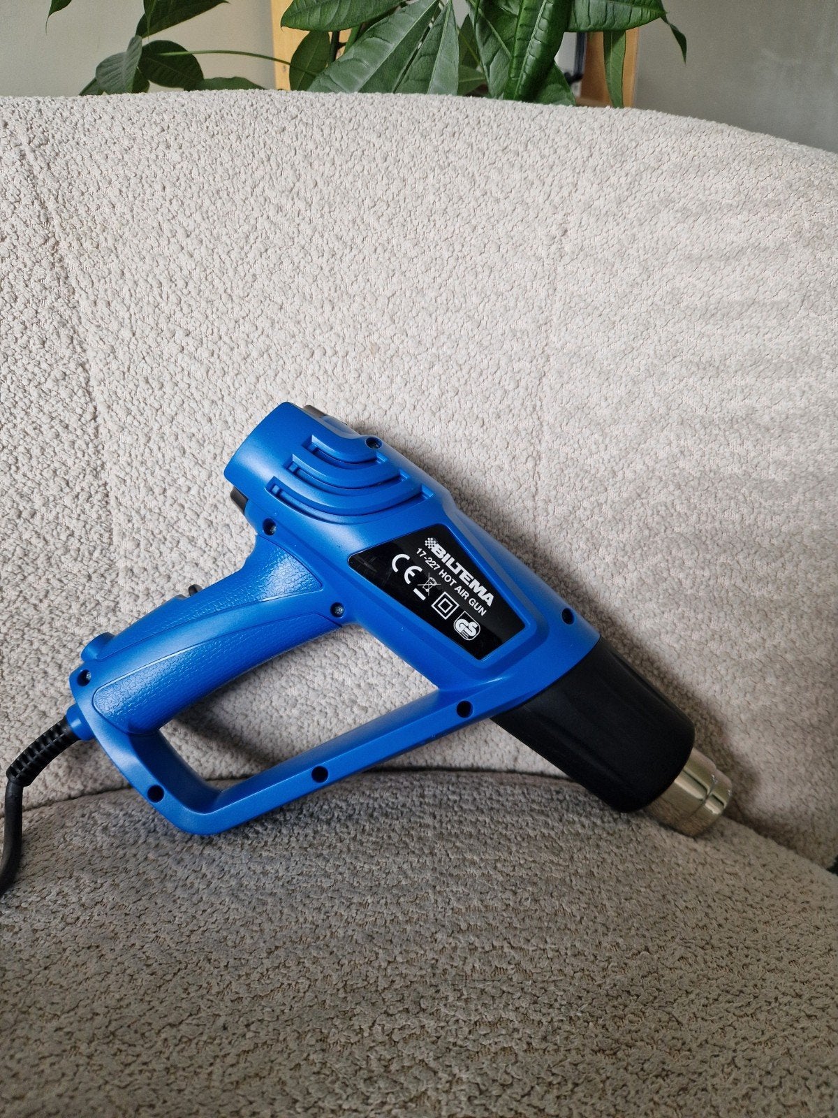 Heteluchtpistool Biltema Y-227 met opzetstukken, Ophalen of Verzenden, Nieuw, Overige typen, Overige merken
