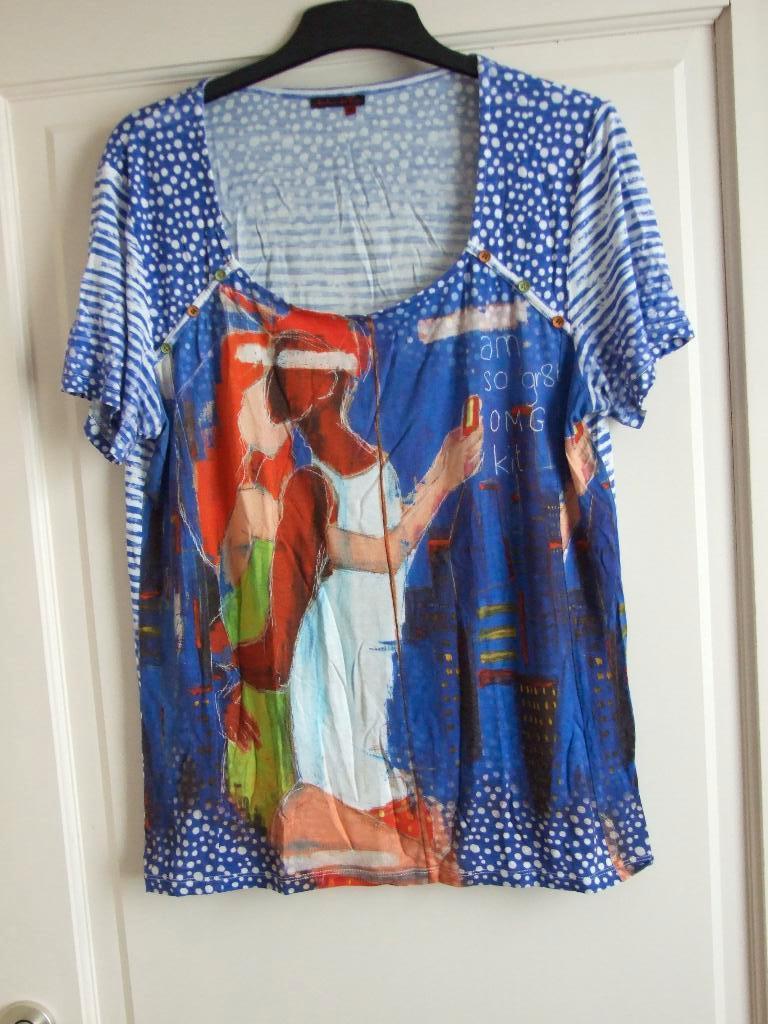 Aventures des Toiles zgan prachtig shirt maat 44-46, Kleding | Dames, Overige kleuren, Maat 42/44 (L), Ophalen of Verzenden, Zo goed als nieuw