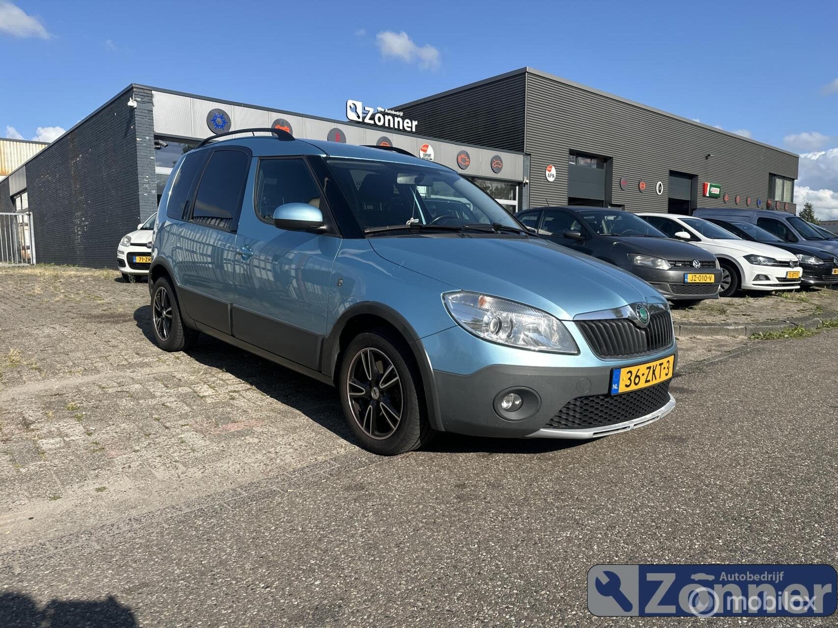 Skoda Roomster 1.2 TSI Ambition, Euro 5, Gebruikt, 4 cilinders, Blauw