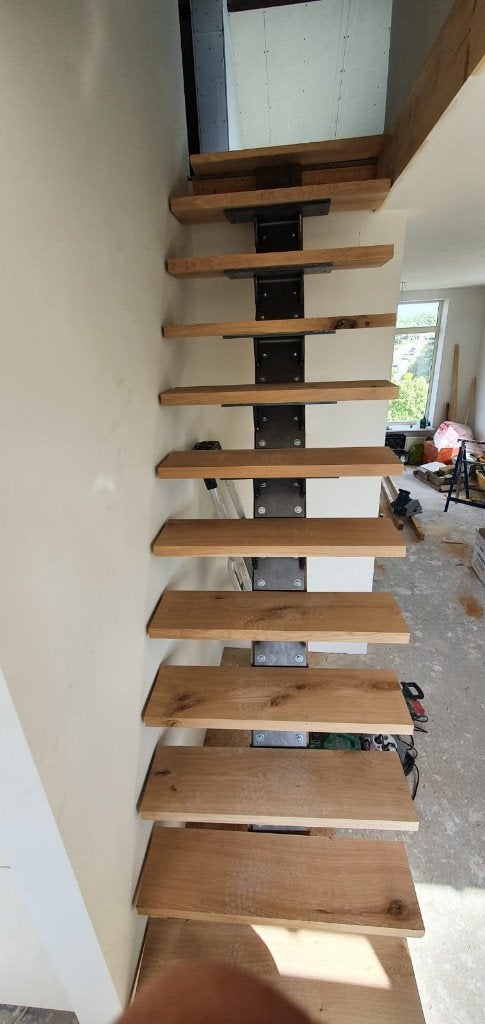 Eiken balken te koop., 25 tot 50 mm, Eiken, Nieuw, Ophalen of Verzenden