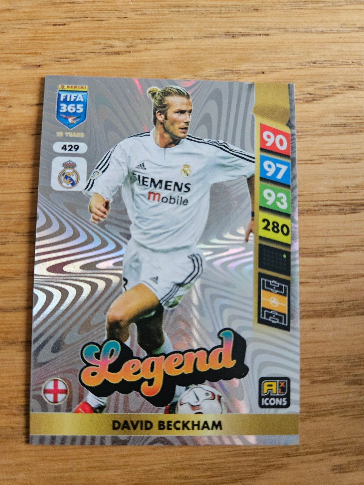 Panini FIFA 365 David Beckham Legend kaart, Ophalen of Verzenden, Nieuw