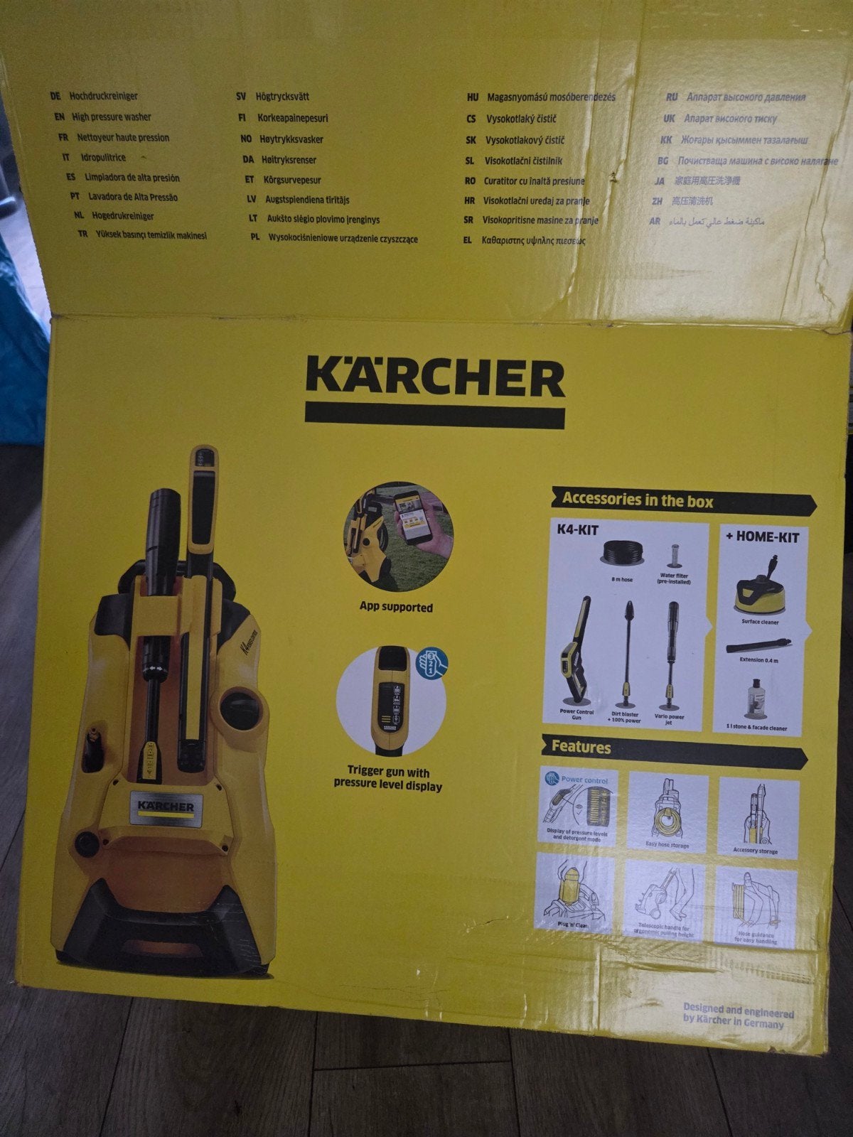 Kärcher K4 Power Control Hogedrukreiniger - Nieuw in doos, Ophalen, Nieuw, Overige typen