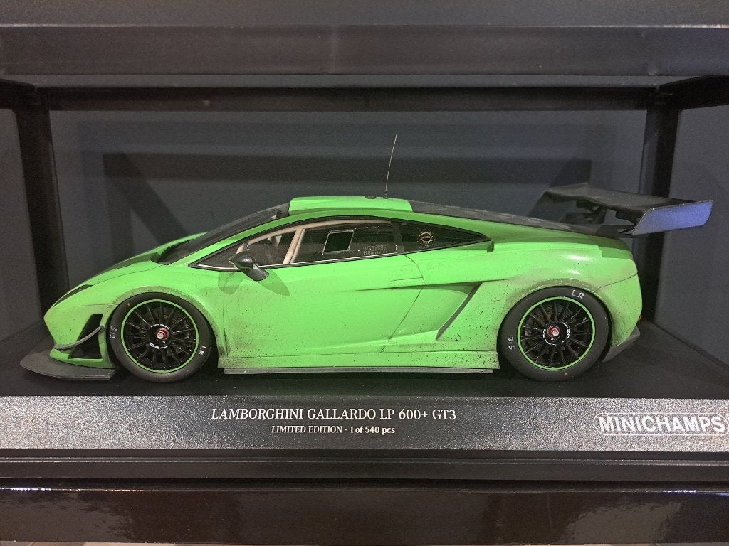1:18 Lamborghini Gallardo LP600+ GT3 "Finish Line", Hobby en Vrije tijd, Ophalen of Verzenden, Nieuw, MiniChamps