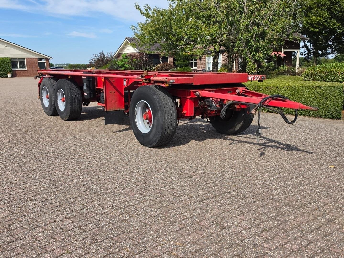 Pacton 2822 C-2 3 assige pacton container aanhanger met lift, Auto's, Overige kleuren, Overige brandstoffen, Origineel Nederlands