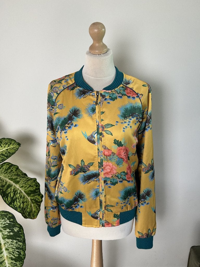 King Louie maat L prachtig geel bomber vest 3514, Geel, Maat 42/44 (L), Ophalen of Verzenden, Zo goed als nieuw