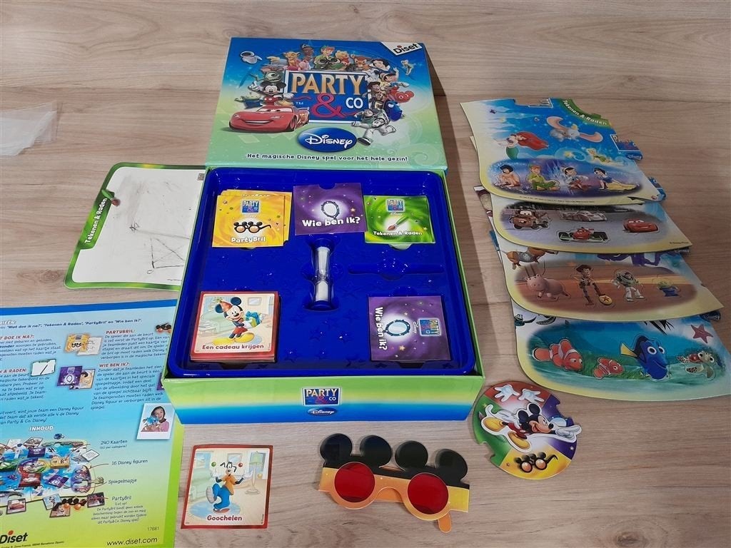 party en co disney pixar - s3012, Verzenden, Zo goed als nieuw