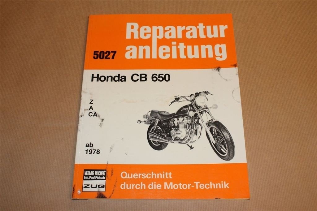 Werkplaatshandboek Honda CB650 [1978-1981] — Bucheli, Ophalen of Verzenden, Honda