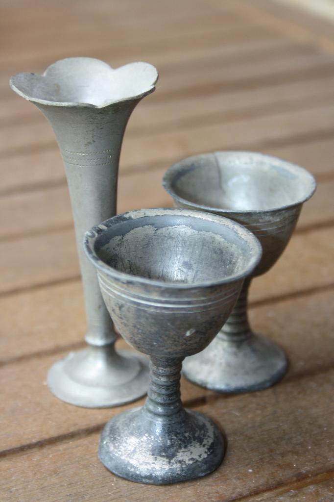 Antiek tinnen bekertjes, Antiek en Kunst, Antiek | Tin, Ophalen of Verzenden