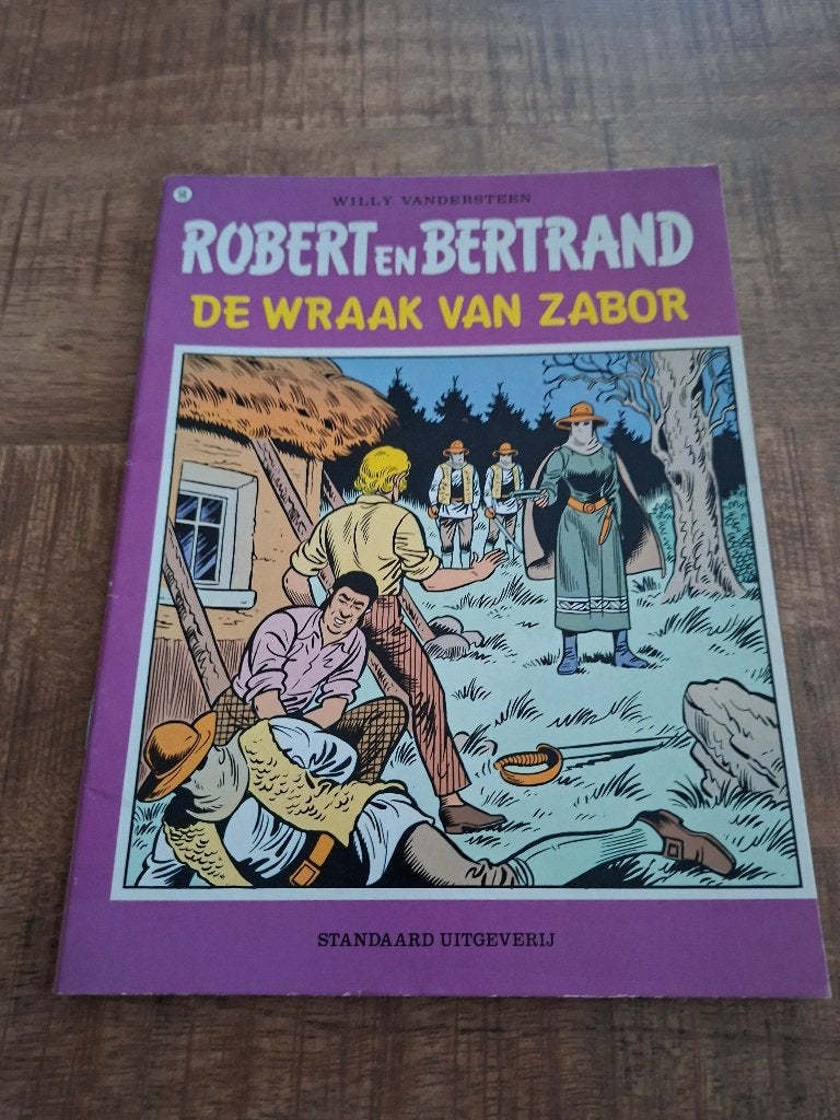 Robert en Bertrand 50 – De wraak van Zabor, Meerdere stripboeken, Ophalen of Verzenden, Zo goed als nieuw