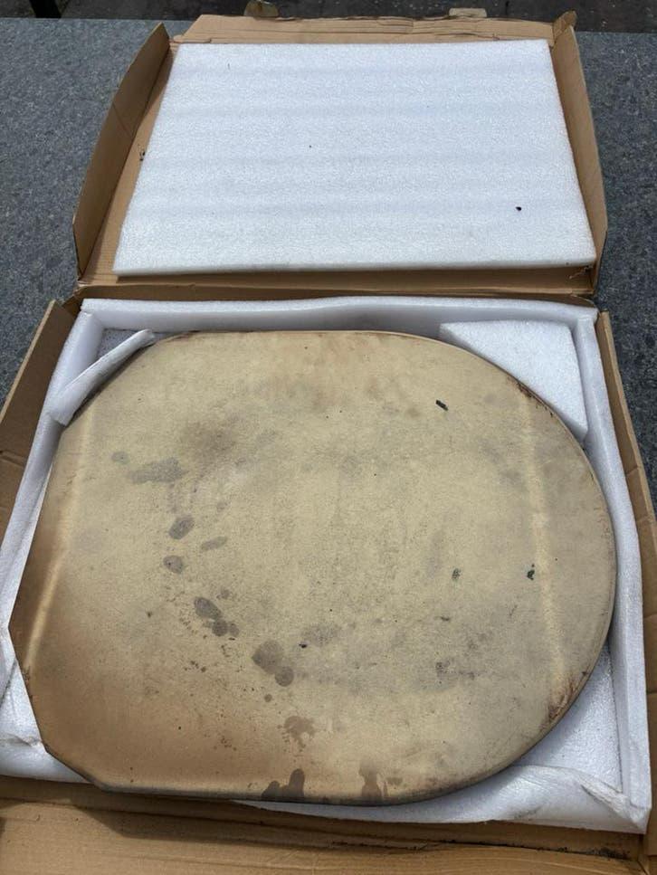 Originele The Bastard Large pizzasteen, Ophalen of Verzenden, Gebruikt