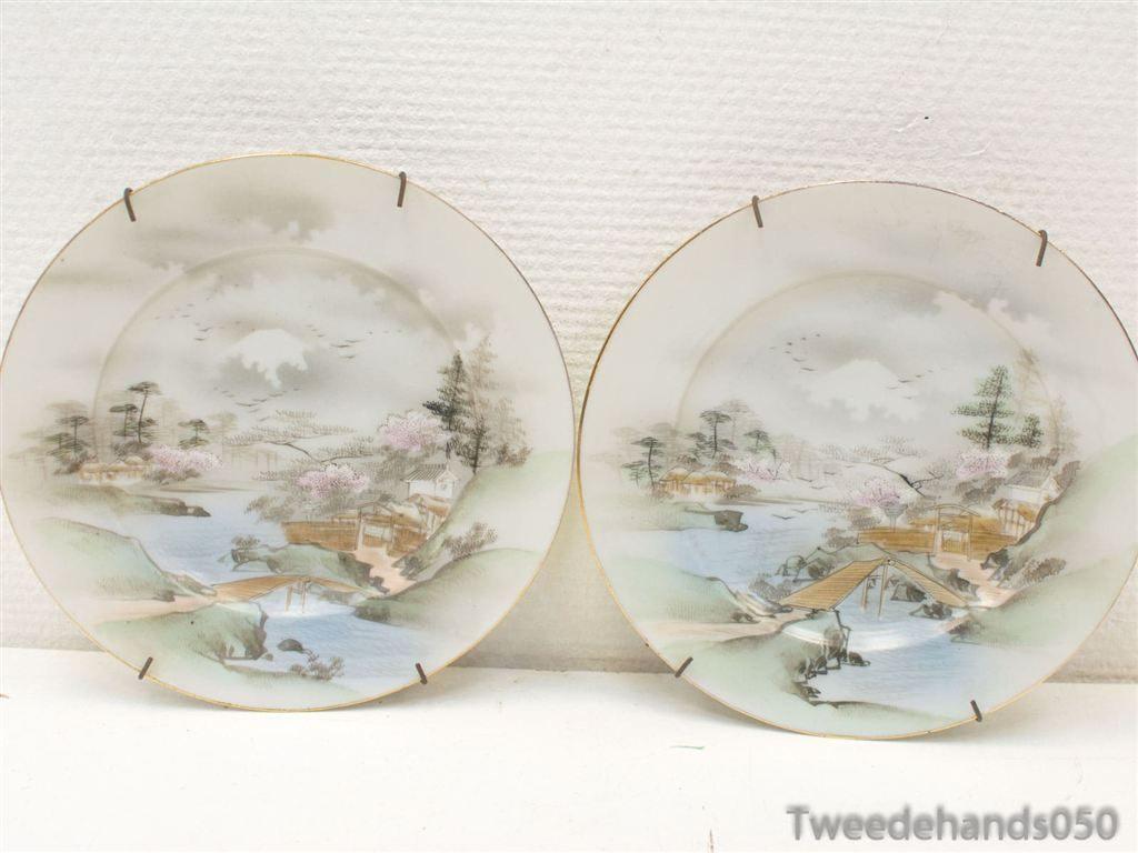 5 Chinese wandbordjes 90461, Antiek en Kunst, Ophalen of Verzenden