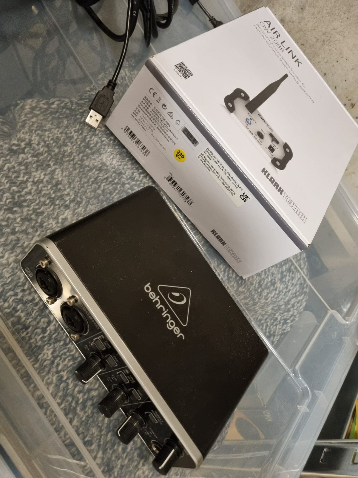 Behringer Uphoria UMC202HD, Ophalen, Zo goed als nieuw