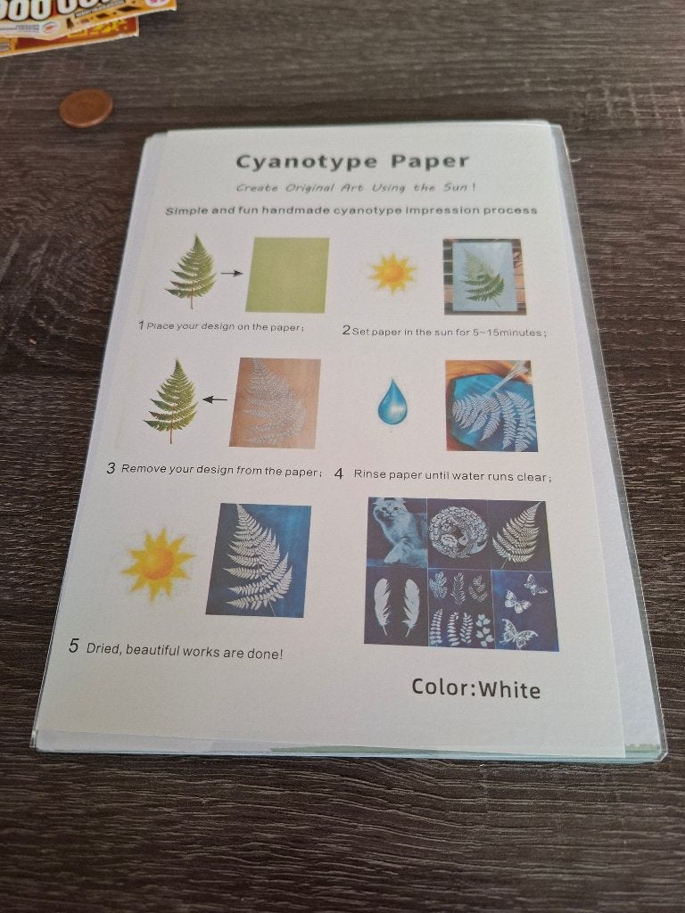 Cyanotype papier voor creative mensen, Verzenden, Nieuw