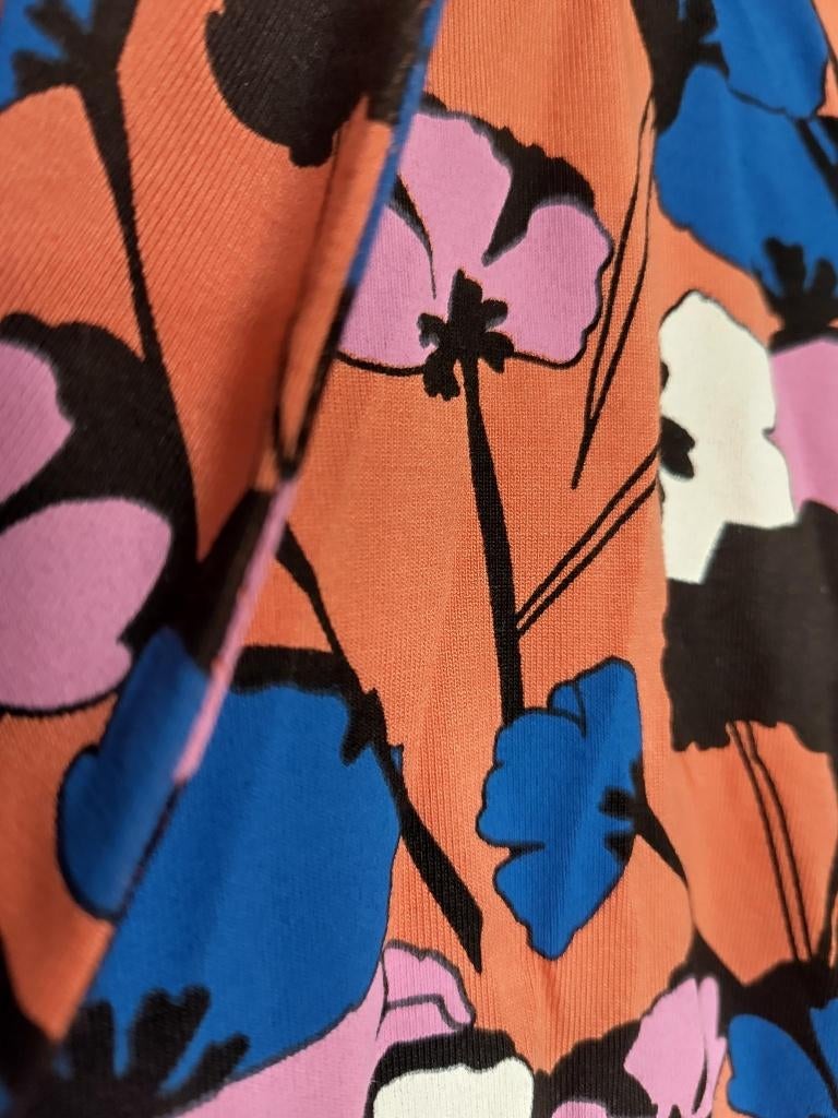 blouse zilch M blauw oranje/zalm roze wit, Maat 38/40 (M), Overige kleuren, Nieuw, Ophalen of Verzenden