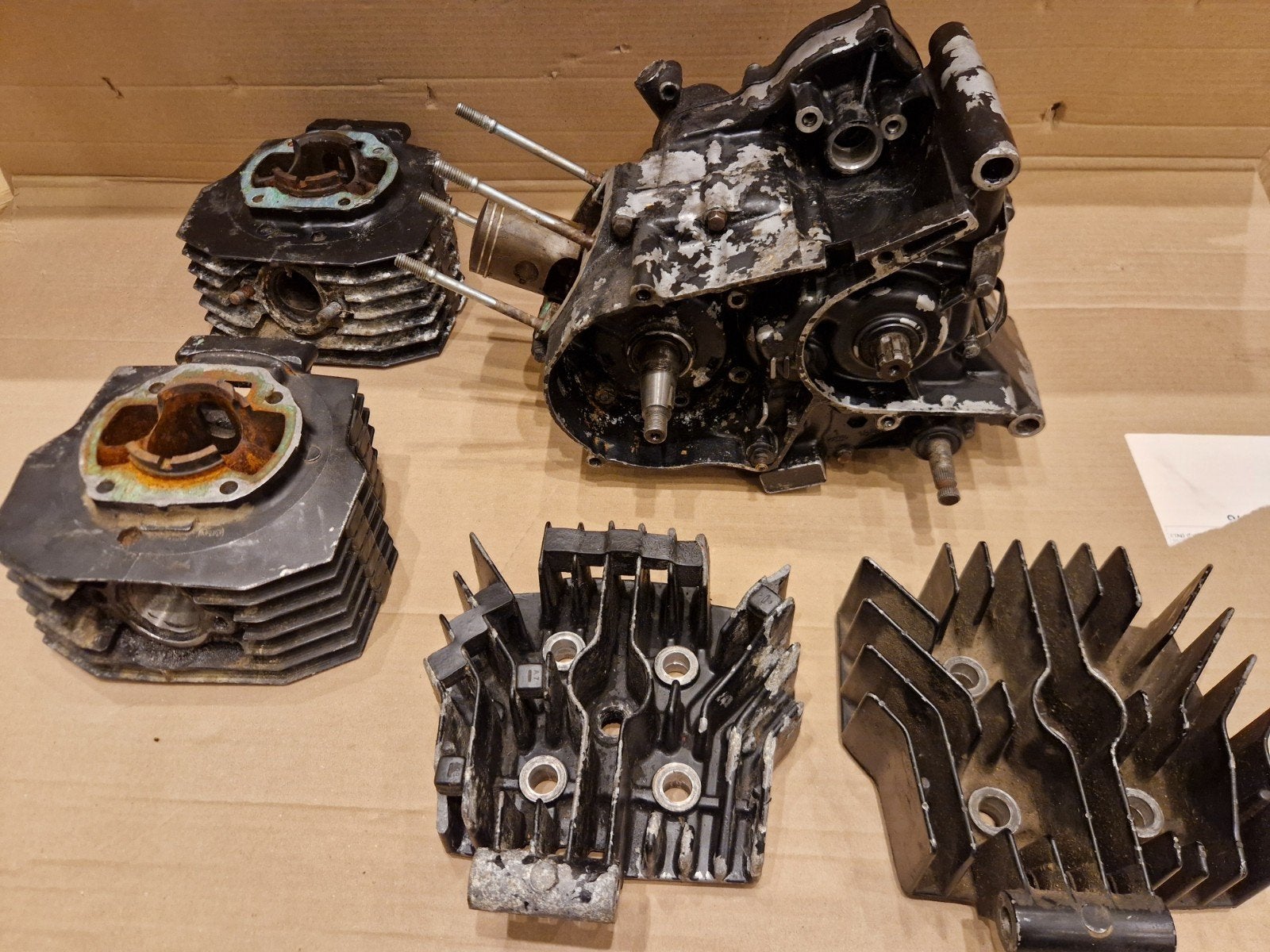 Honda HD02-E MTX80 / MT80 motorblok 5 bak, Ophalen, Gebruikt, Blok, Honda mt mtx mb mtx mb mbx nsr ns1