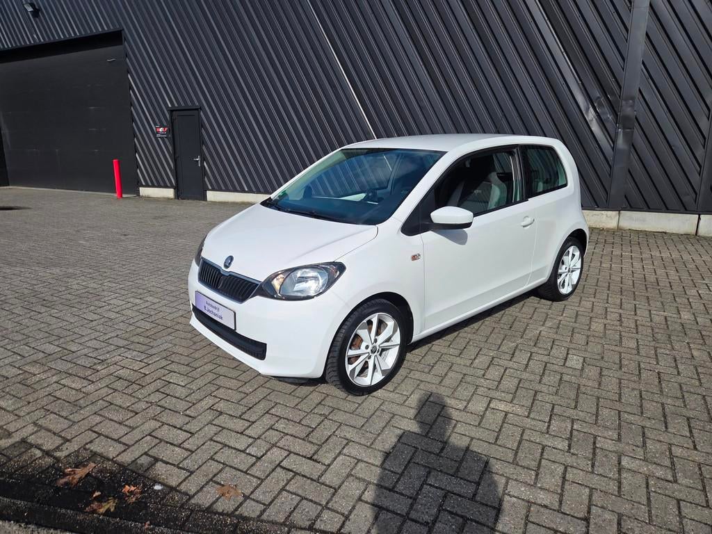 Skoda CITIGO 1.0 Greentech Ambition Sound Mooie Auto, Auto's, Skoda, Voorwielaandrijving, Euro 5, Stof, Gebruikt