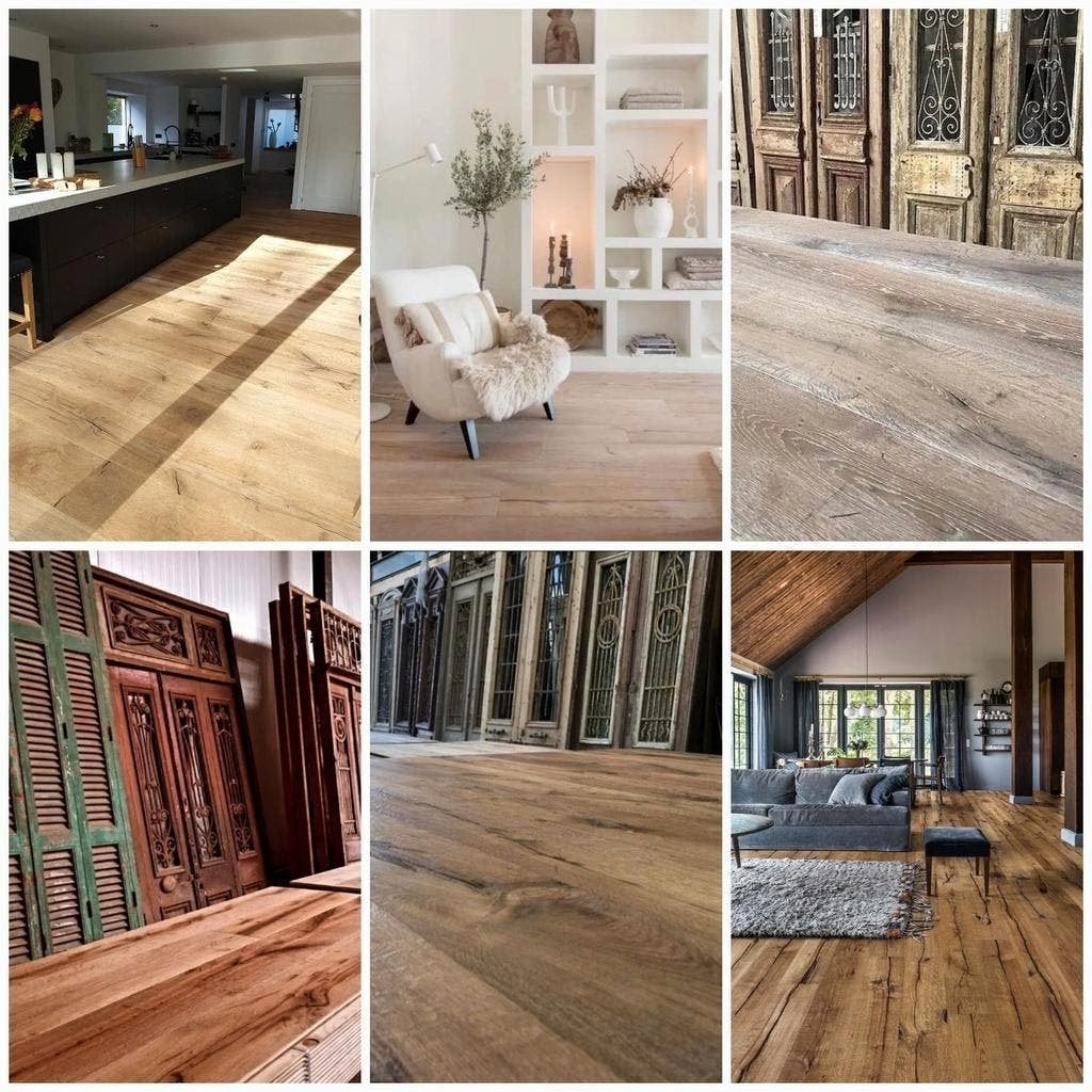 HOUTEN VLOEREN PARKET VISGRAAT PLANKENVLOER ETC!, Huis en Inrichting, Stoffering | Vloerbedekking, Nieuw, Parket, Wit, Zwart, 75 m² of meer