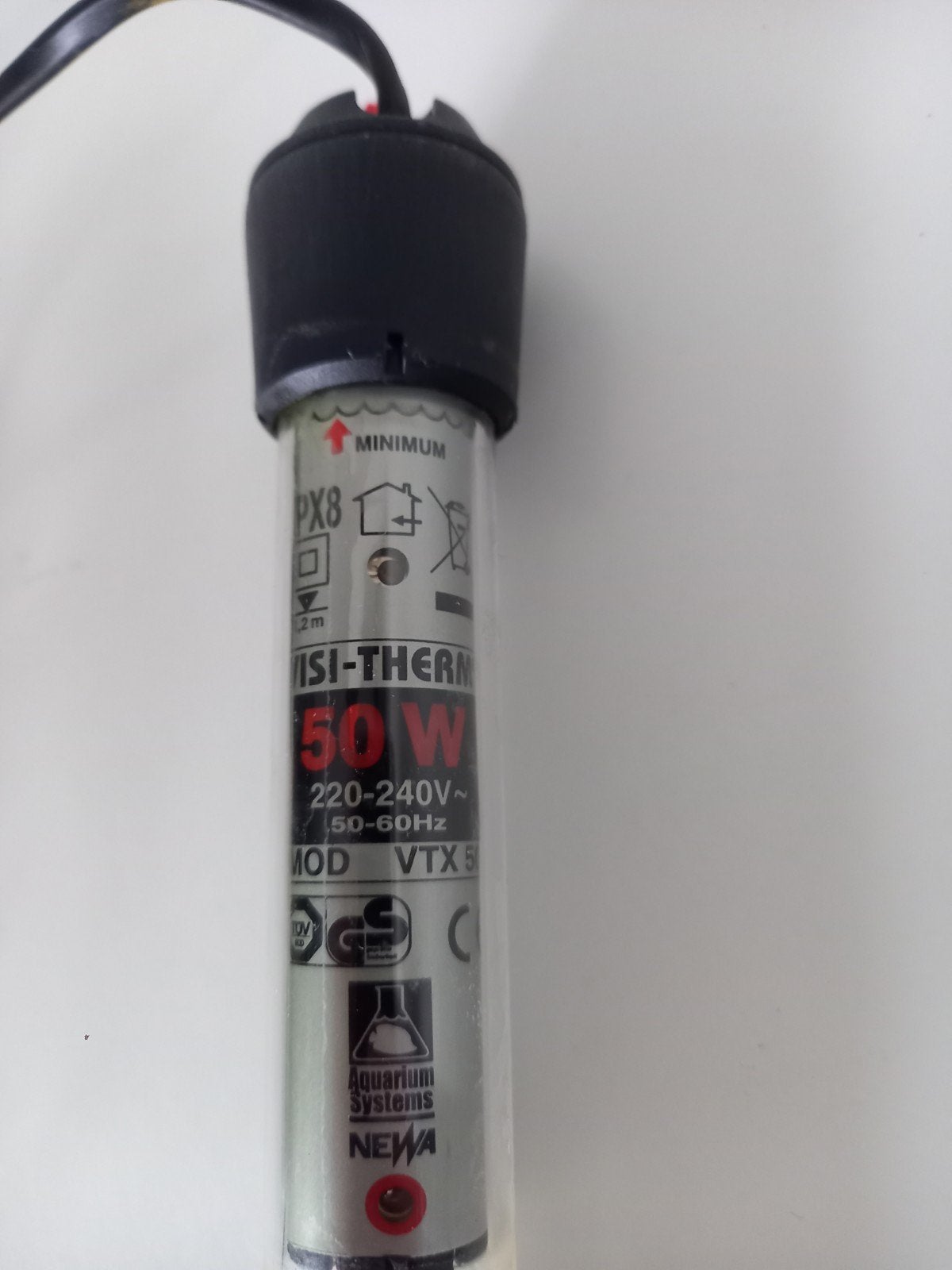 Aquarium verwarming 50 watt, Ophalen of Verzenden, Zo goed als nieuw, Verlichting of Verwarming