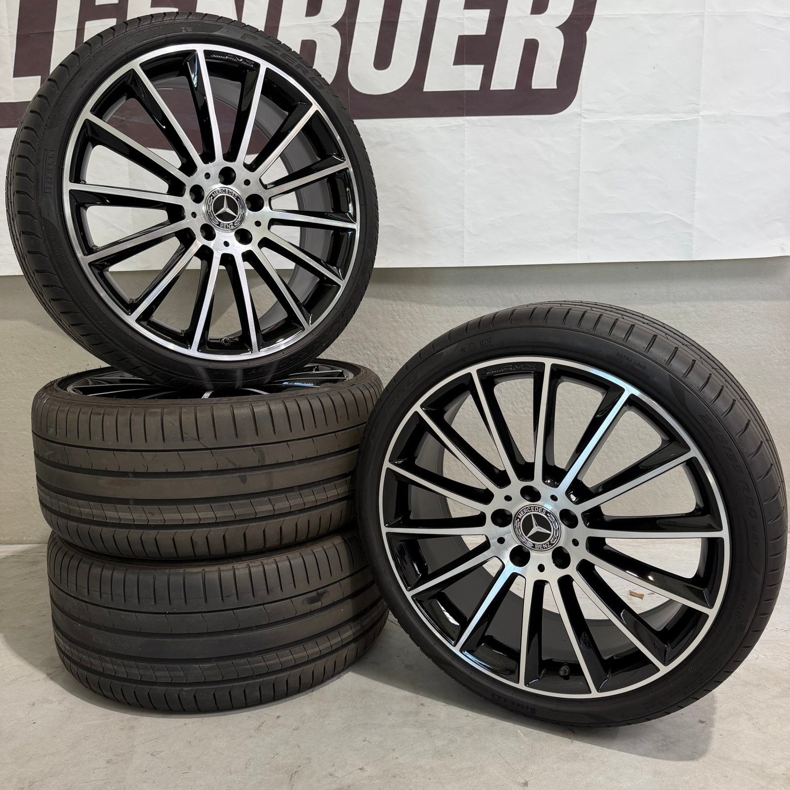 20 inch Origineel Mercedes E klasse velgen Met banden W213, Ophalen of Verzenden, Velgen, Personenwagen, 20 inch