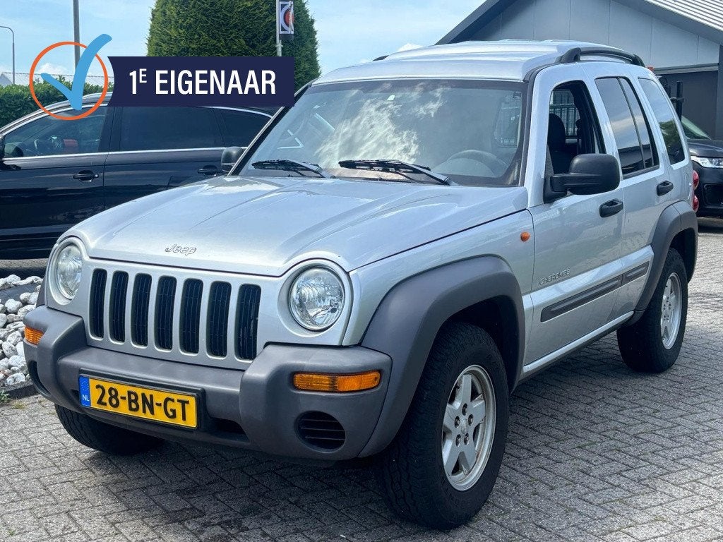 Jeep Cherokee 2.8 CRD Sport Automaat Grijs Kenteken MARGE, Auto's, Stof, Gebruikt, 4 cilinders, 150 pk