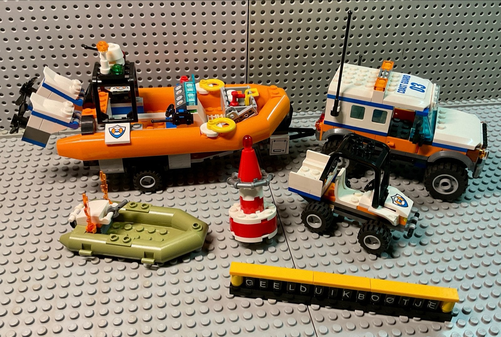 Lego City 60165 Coast Guard Set + set 60163, Ophalen, Gebruikt, Overige merken