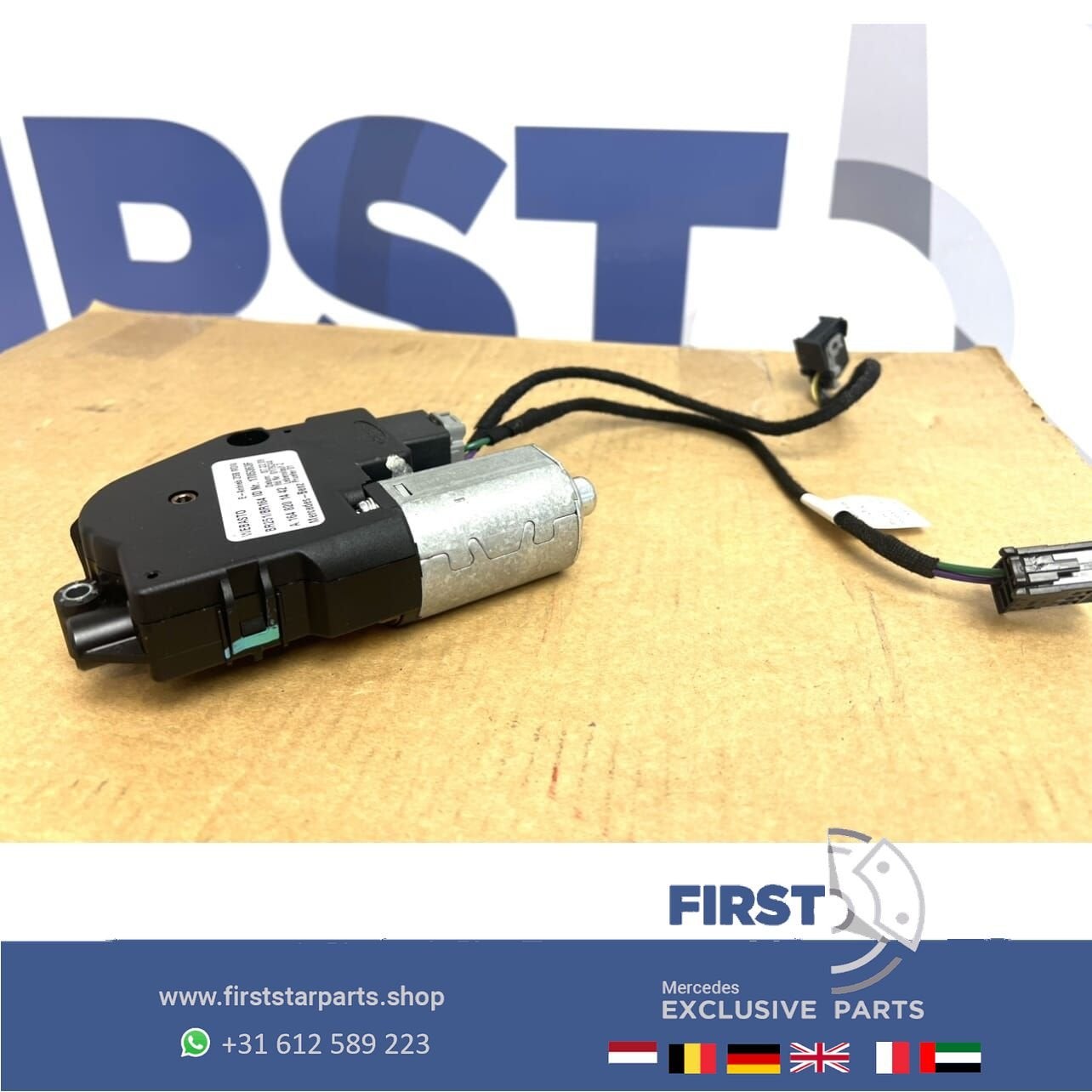 W164 ML dakmotor A1648201442 M Klasse dak motor panorama ORI, Auto-onderdelen, Elektronica en Kabels, Mercedes-Benz, Gebruikt